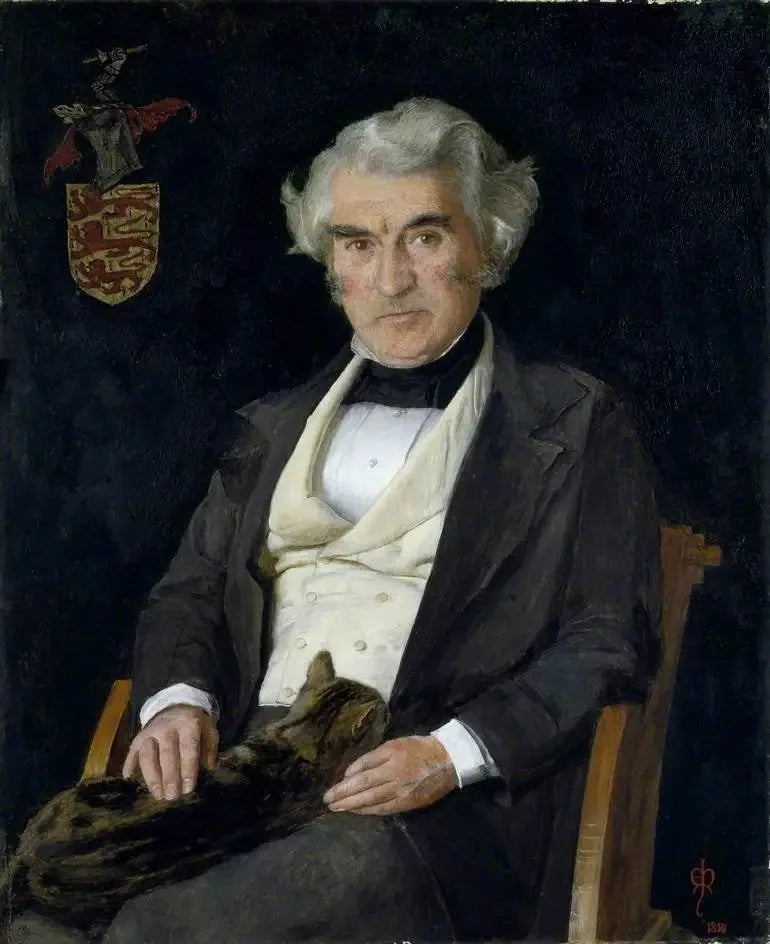 トーマス・コンブ（1796年–1872年） - ジョン・エヴァレット・ミレイ

Source:
Thomas Combe (1796–1872) - John Everett Millais