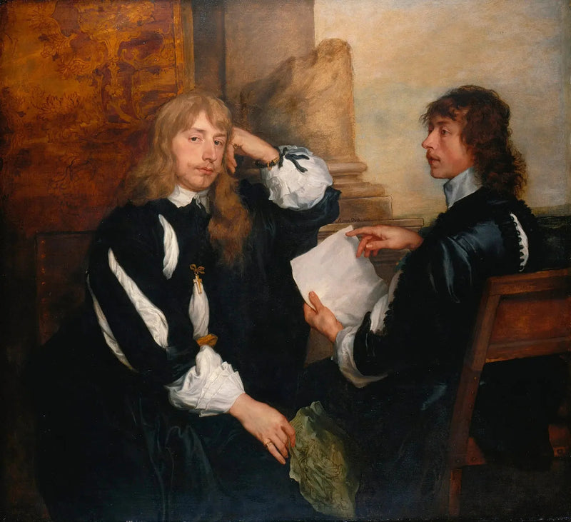 トーマス・キリグルとウィリアム、クロフツ卿（？） - アントワーヌ・ヴァン・ダイク

Source:
Thomas Killigrew et William, Lord Crofts (?) - Antoine van Dyck