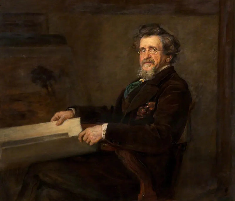 トーマス・オールドハム・バー ロー（1824年–1889年） - ジョン・エヴァレット・ミレイ

Source:
Thomas Oldham Barlow (1824–1889) - John Everett Millais