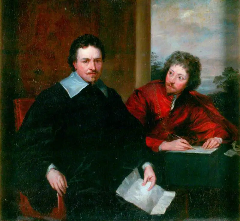 トーマス・ウェントワース（1593年–1641年）、ストラフォード伯爵第1代と彼の秘書サー・フィリップ・メインウェアリング（1589年–1661年） - アントワーヌ・ヴァン・ダイク

Source:
Thomas Wentworth (1593–1641), 1er comte de Strafford, et son secrétaire Sir Philip Mainwaring (1589–1661) - Antoine van Dyck