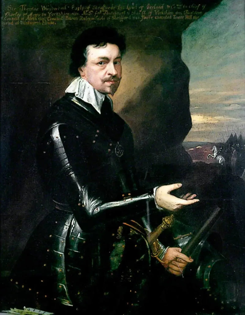 トーマス・ウェントワース（1593年–1641年）、ストラフォード伯爵 - アントワーヌ・ヴァン・ダイク

Source:
Thomas Wentworth (1593–1641), premier comte de Strafford - Antoine van Dyck