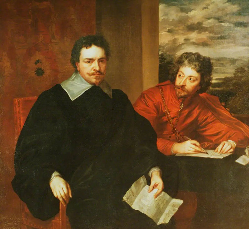 トーマス・ウェントワース（1594年–1641年）、ストラフォード伯爵と彼の秘書フィリップ・メインウェアリング - アントワーヌ・ヴァン・ダイク

Source:
Thomas Wentworth (1594–1641), comte de Strafford et son secrétaire Philip Mainwaring - Antoine van Dyck