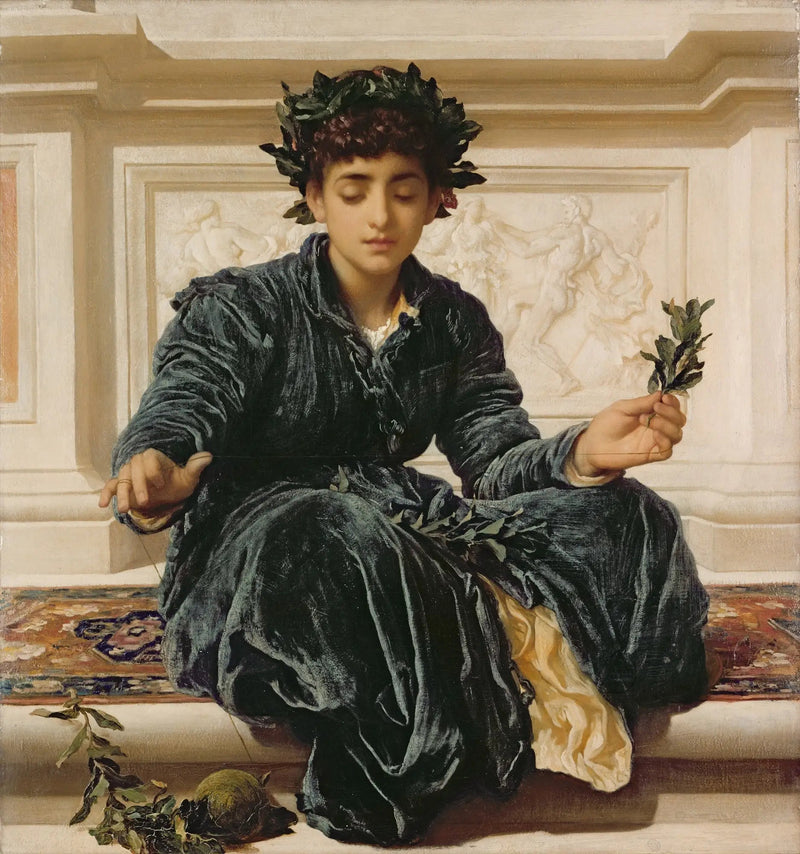 王冠を編む - フレデリック・レイトン

Source:
Tisser la couronne - Frederic Leighton