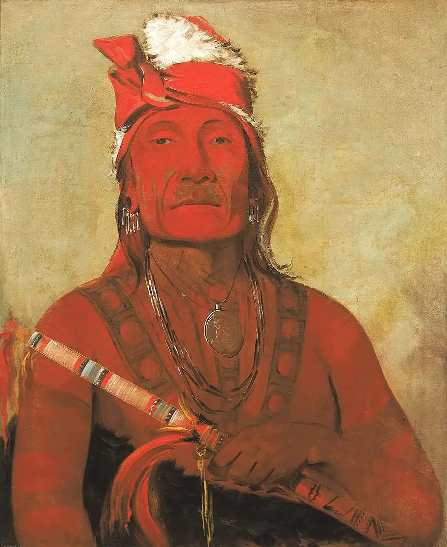 トーキエト、角のあるピエール、シェフ - ジョージ・キャトリン

Source:
Toh-kí-e-to, pierre avec des cornes, un chef - George Catlin