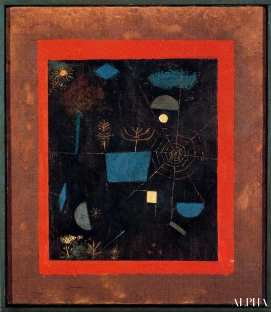 Toile d'araignée, 1927 - Paul Klee - Reproductions de tableaux et peintures haut de gamme