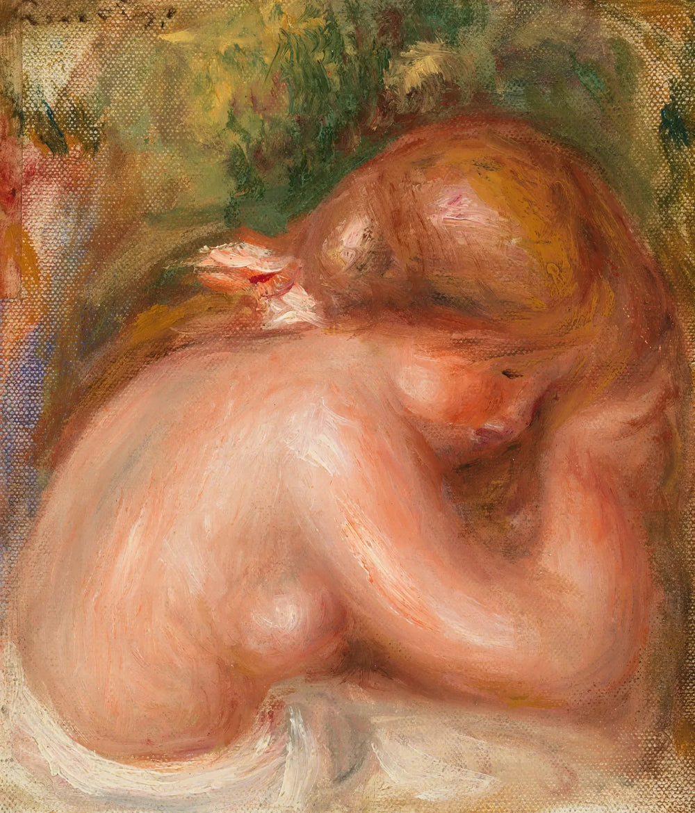 Torse nu de jeune fille - Pierre-Auguste Renoir image 1 reproduction artisanale de tableau