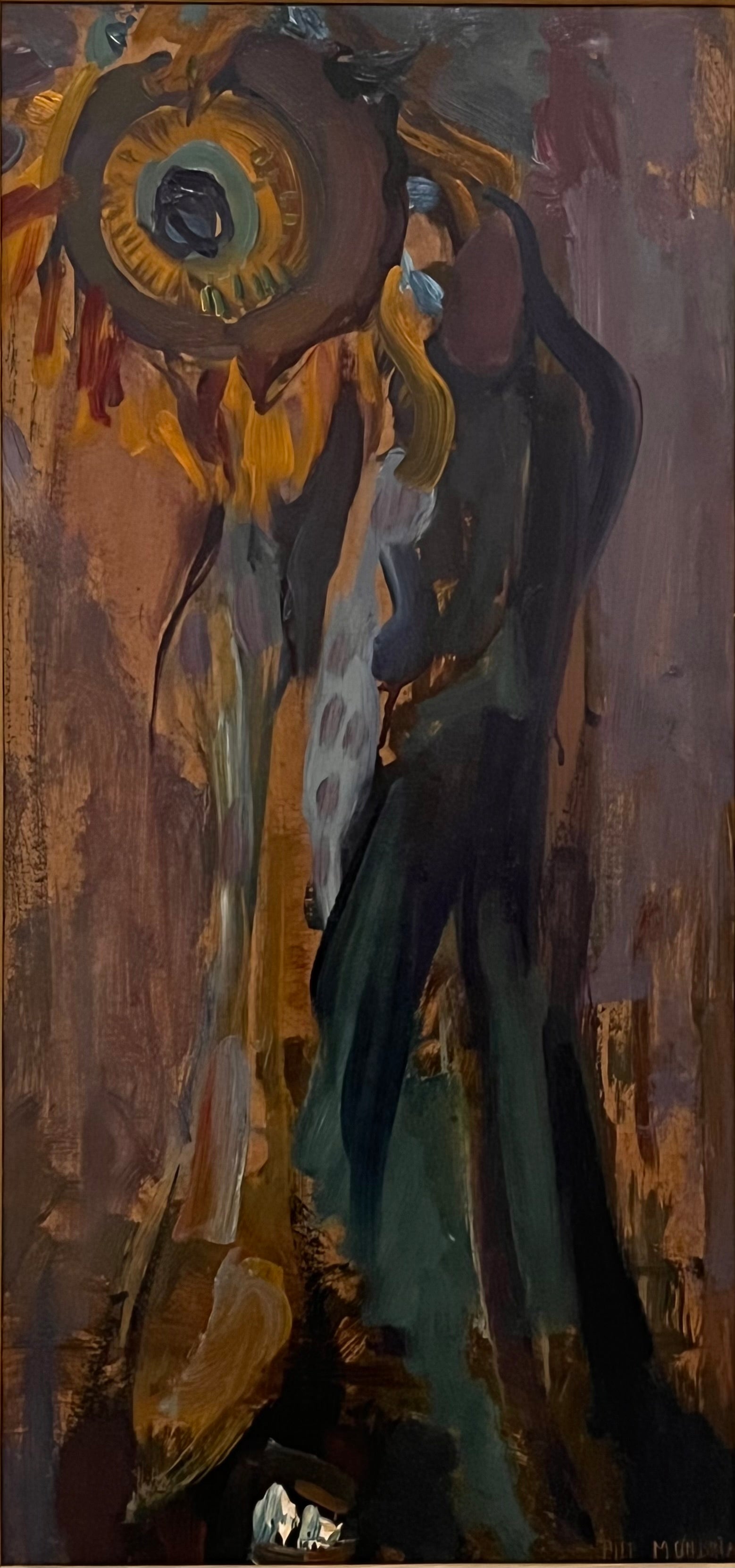 Tournesol mourant I, 1908 de Piet Mondrian, reproduction du tableau