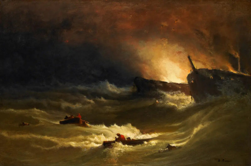 海の悲劇 - ジョージ・イネス

Source:
Tragédie en mer - George Inness