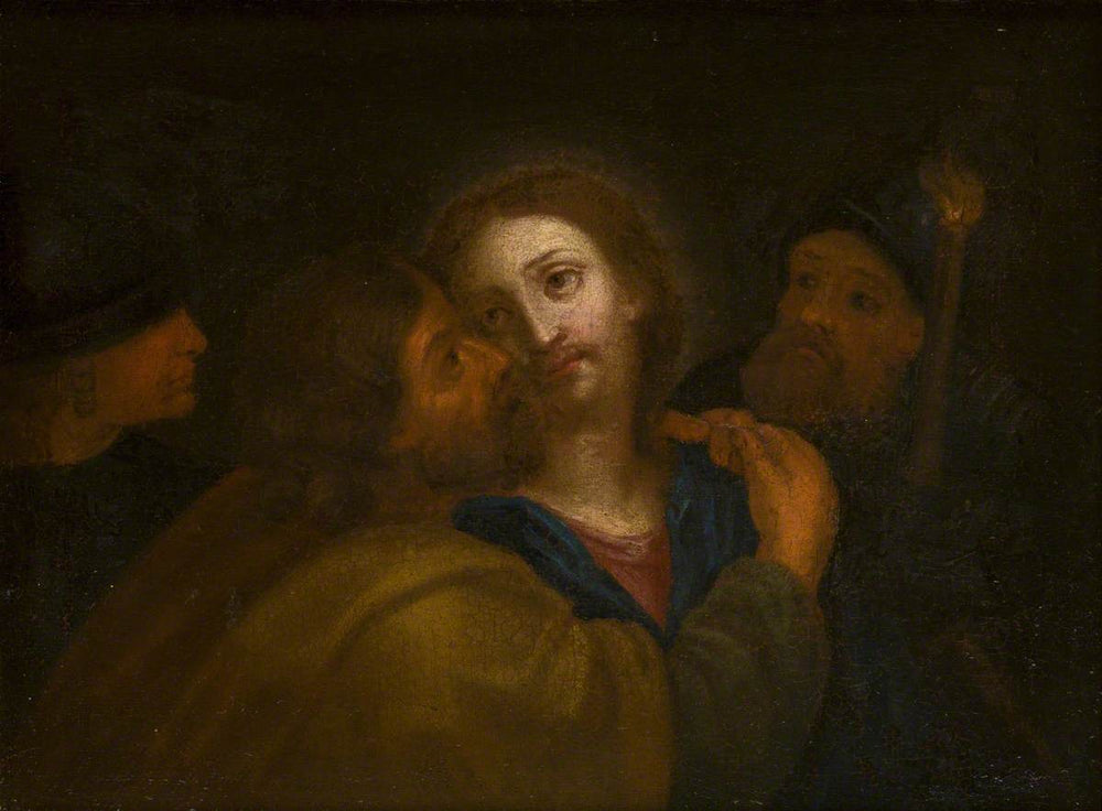 Trahison du Christ - Guercino image 1 tableau peint à l’huile sur toile