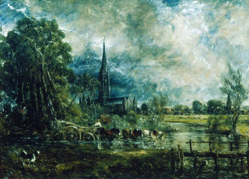 エイボン川の渡し場 - ジョン・コンスタブル

Source:
Traversée à gué de la rivière Avon - John Constable