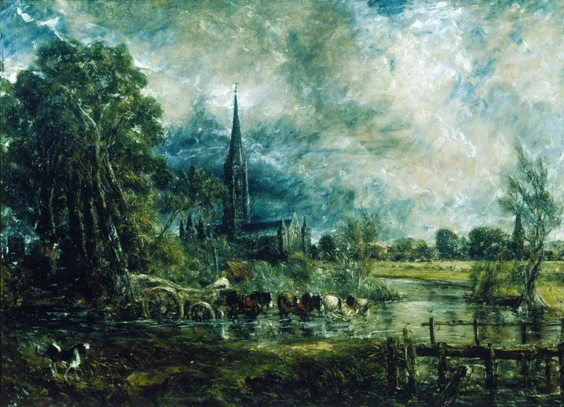 エイボン川の渡し場 - ジョン・コンスタブル

Source:
Traversée à gué de la rivière Avon - John Constable