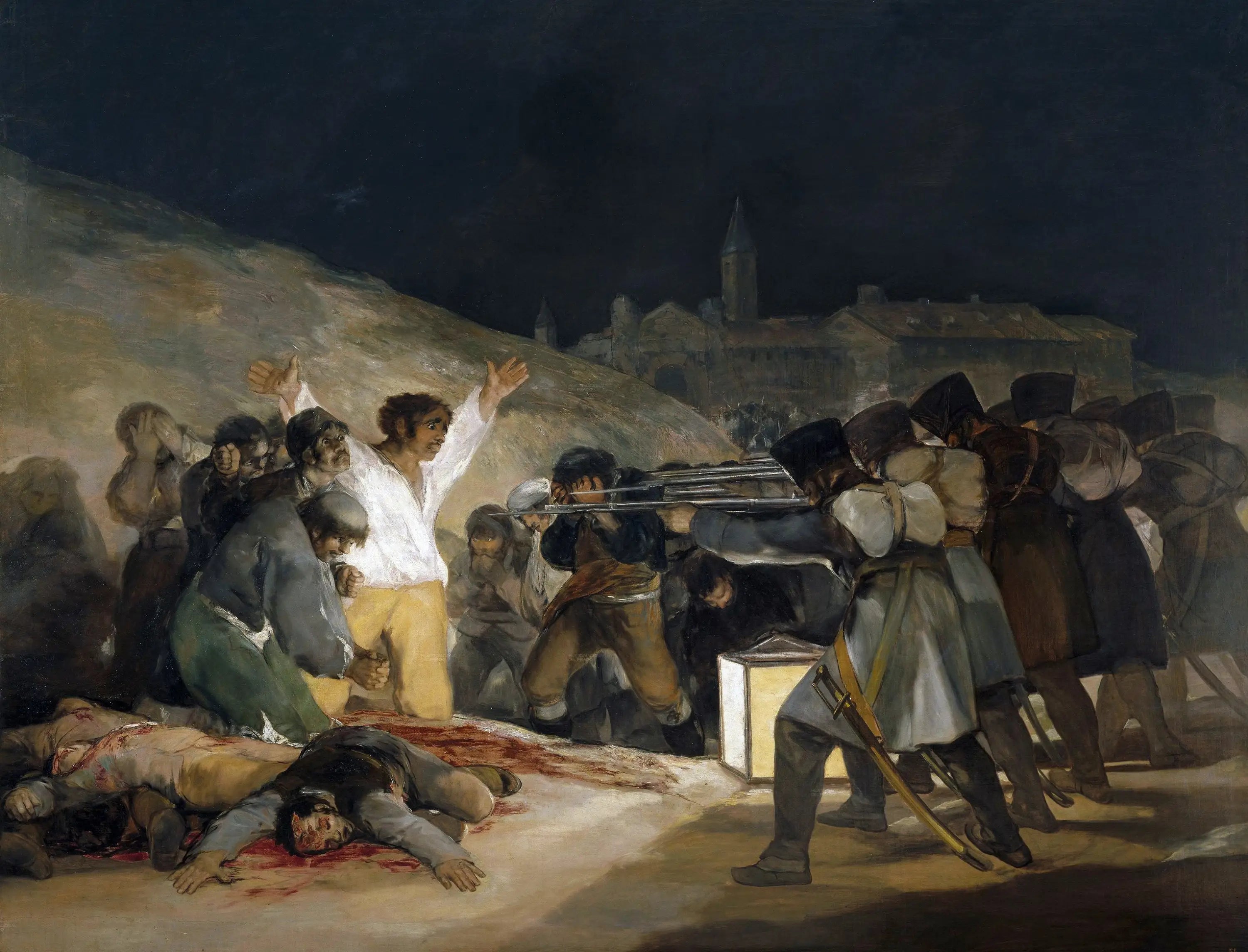 Tres de Mayo - Francisco de Goya image 1 copie peinte à la main à l’huile