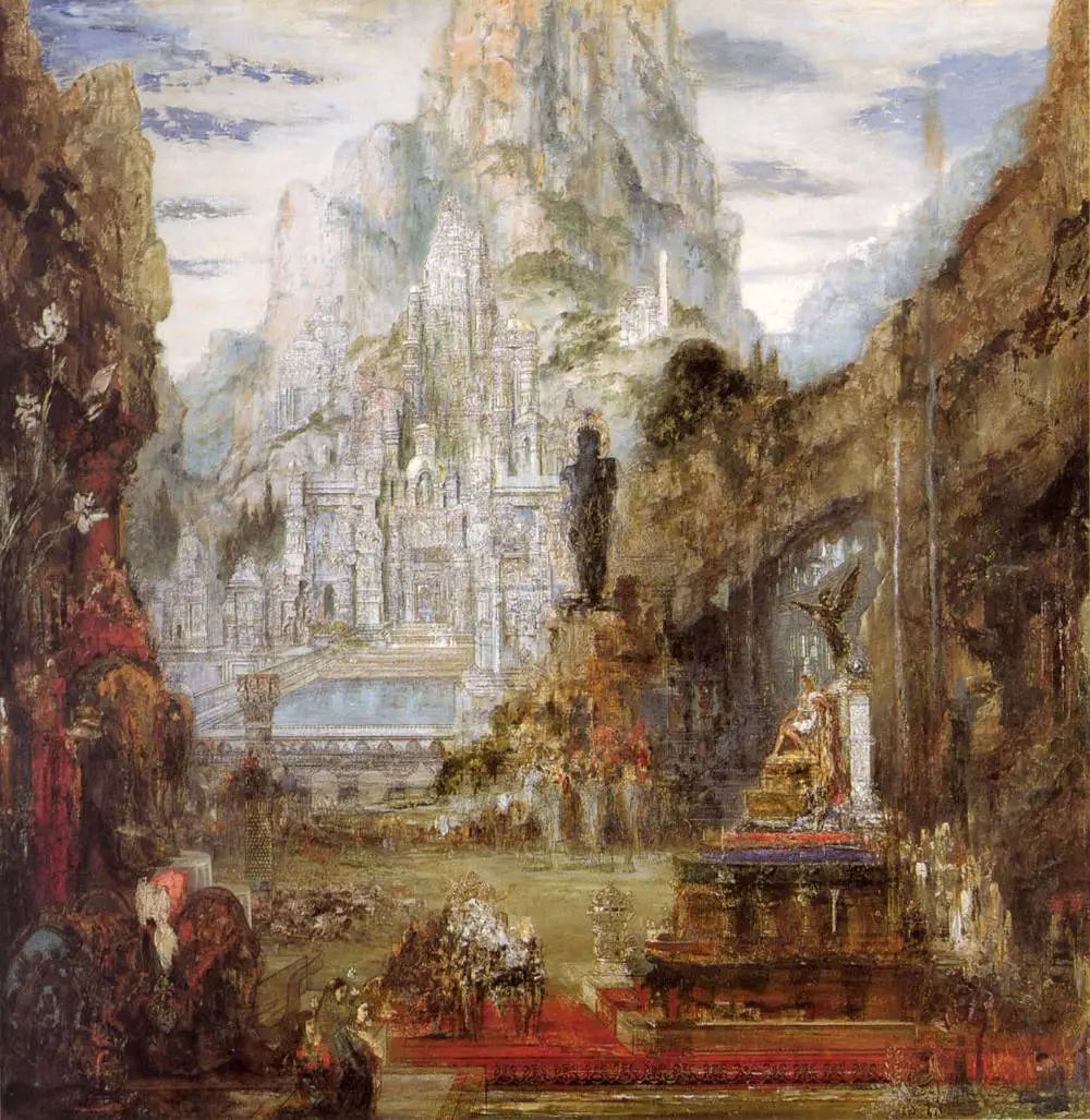Triomphe d'Alexandre le Grand - Gustave Moreau image 1 copie de tableau peinte à la main