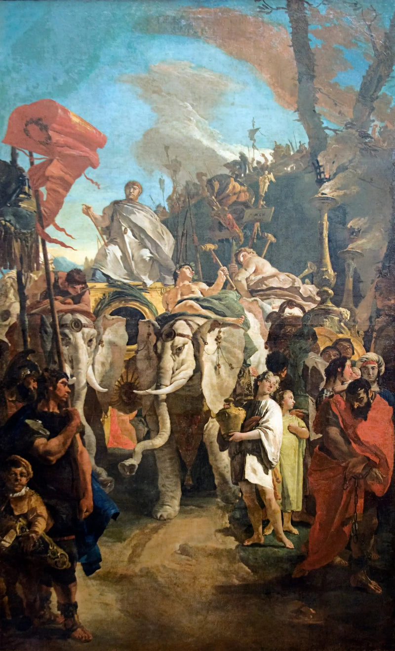 マニウス・クルイウス・デンタトゥスの勝利 - ジョバンニ・バッティスタ・ティエポロ

Source:
Triomphe de Manius Curius Dentatus - Giovanni Battista Tiepolo