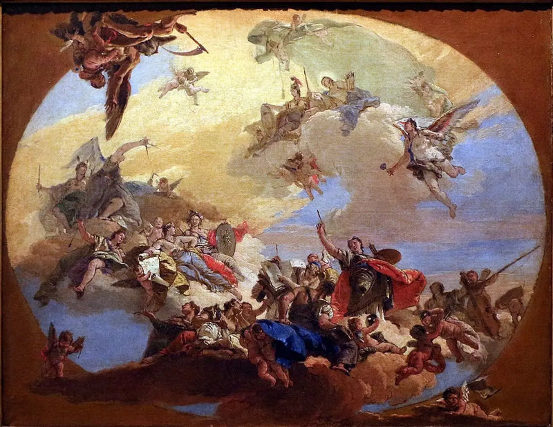 トリオンフ・デ・ザール - ジョヴァンニ・バッティスタ・ティエポロ

Source:
Triomphe des arts - Giovanni Battista Tiepolo