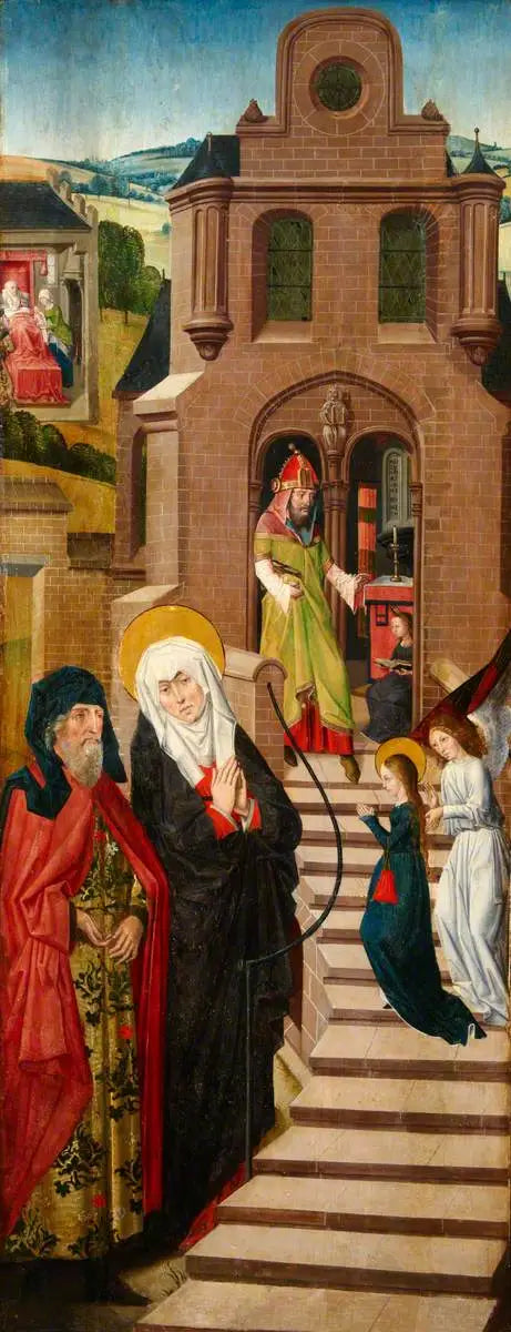 Triptyque de Weston (triptyque, aile droite, intérieur) - Rogier van der Weyden image 1 reproduction artisanale de tableau