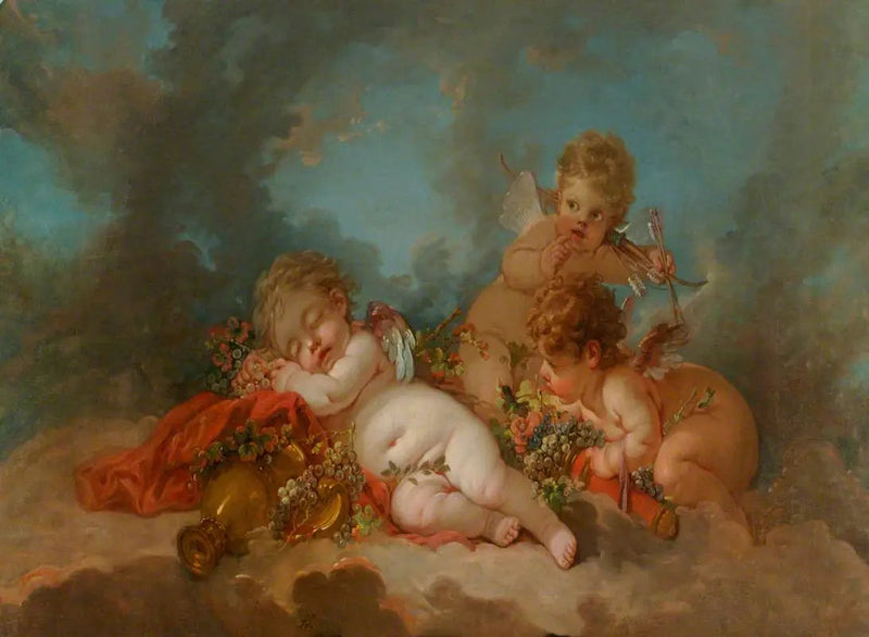 雲の中に浮かぶ三人のキューピッド - フランソワ・ブーシェ

Source:
Trois Cupidons flottant dans les nuages - François Boucher