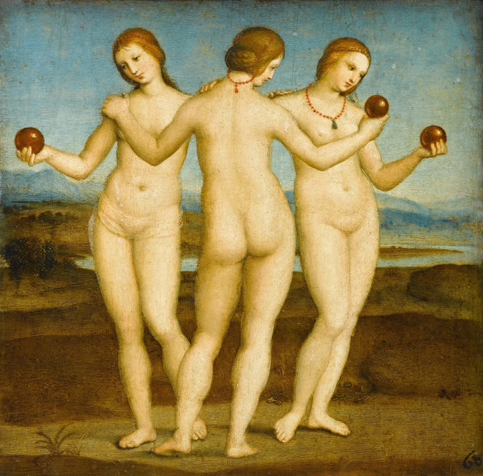 三美神、1504-1505 年頃 - Raphaël