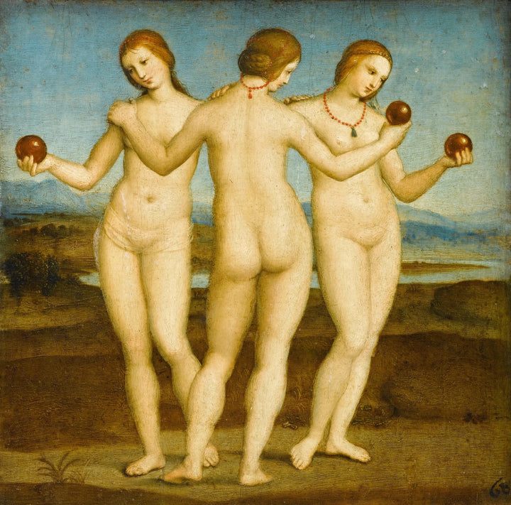 三美神、1504-1505 年頃 - Raphaël