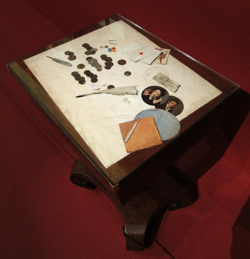 ルイ＝レオポルド・ボイリーによるトロンプルイユ、トレイの上のコインの絵

Source:
Trompe-l'œil aux pièces de monnaie sur le plateau d'un guéridon - Louis-Léopold Boilly