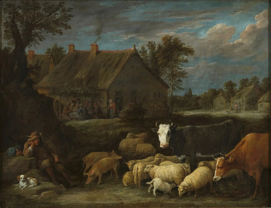 村の群れ - デイヴィッド・テニエール・ル・ジュヌ

Source:
Troupeau dans un village - David Teniers le Jeune