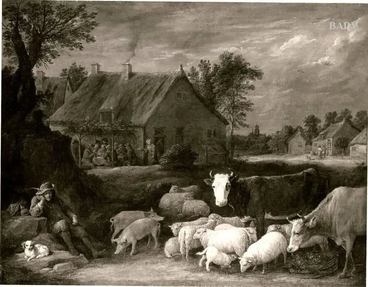 村の群れ - デイヴィッド・テニエール・ジュニア

Source:
Troupeau dans un village - David Teniers le Jeune