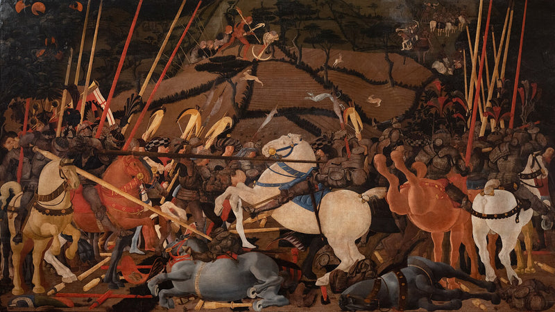 La Bataille de San Romano, Bernardino della Ciarda - Paolo Uccello