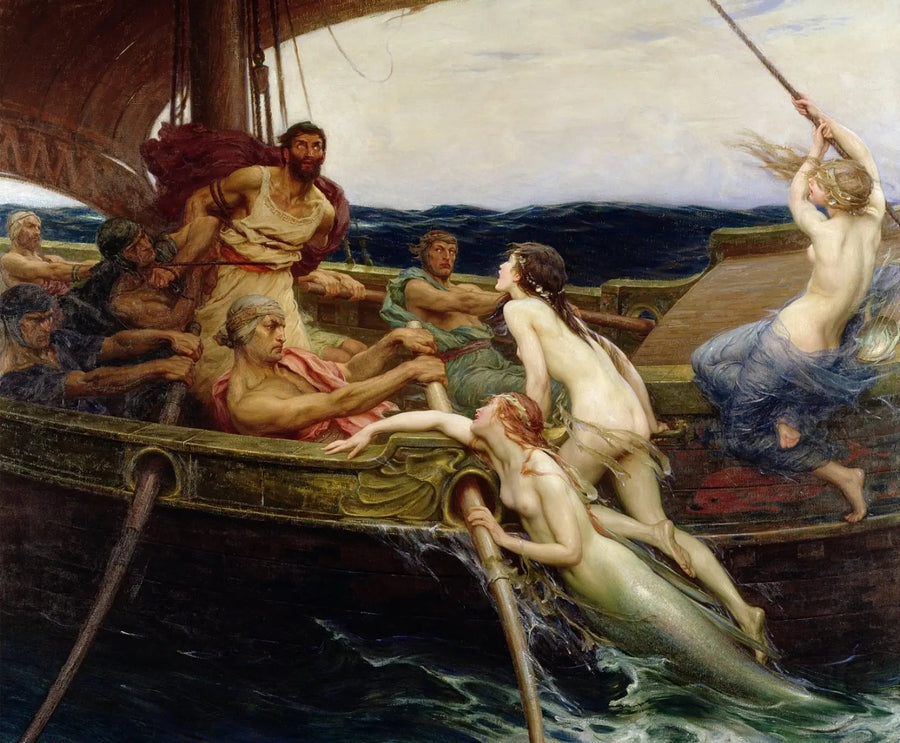 ユリッセと人魚 - ハーバート・ドレイパー

Source:
Ulysse et les sirènes - Herbert Draper