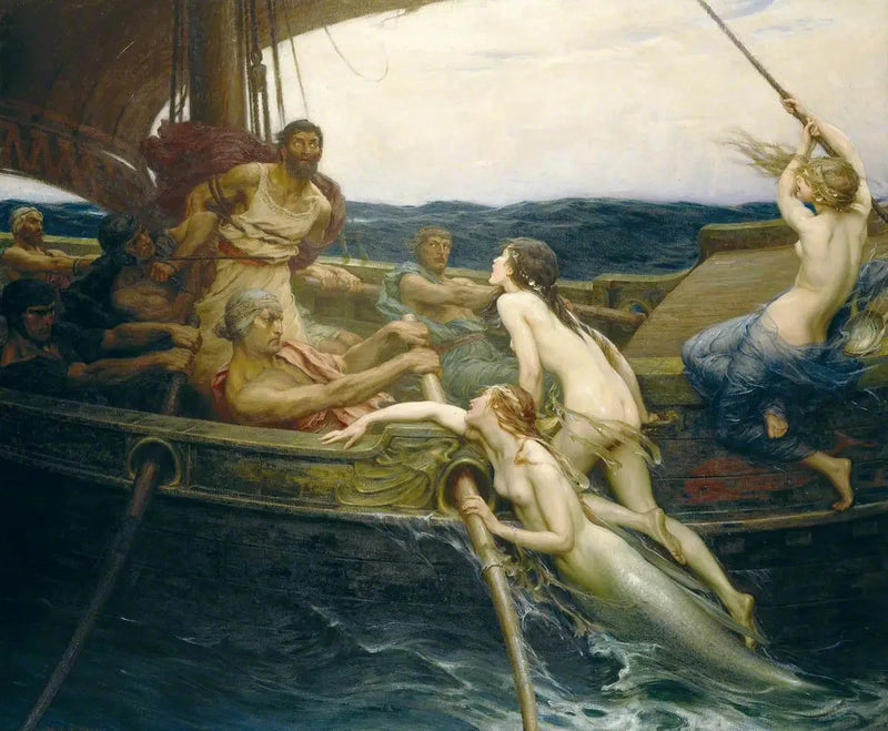 ユリッセと人魚 - ハーバート・ドレイパー

Source:
Ulysse et les sirènes - Herbert Draper