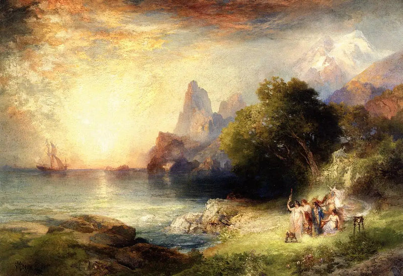 ユリッセと人魚 - トーマス・モラン

Source:
Ulysse et les sirènes - Thomas Moran