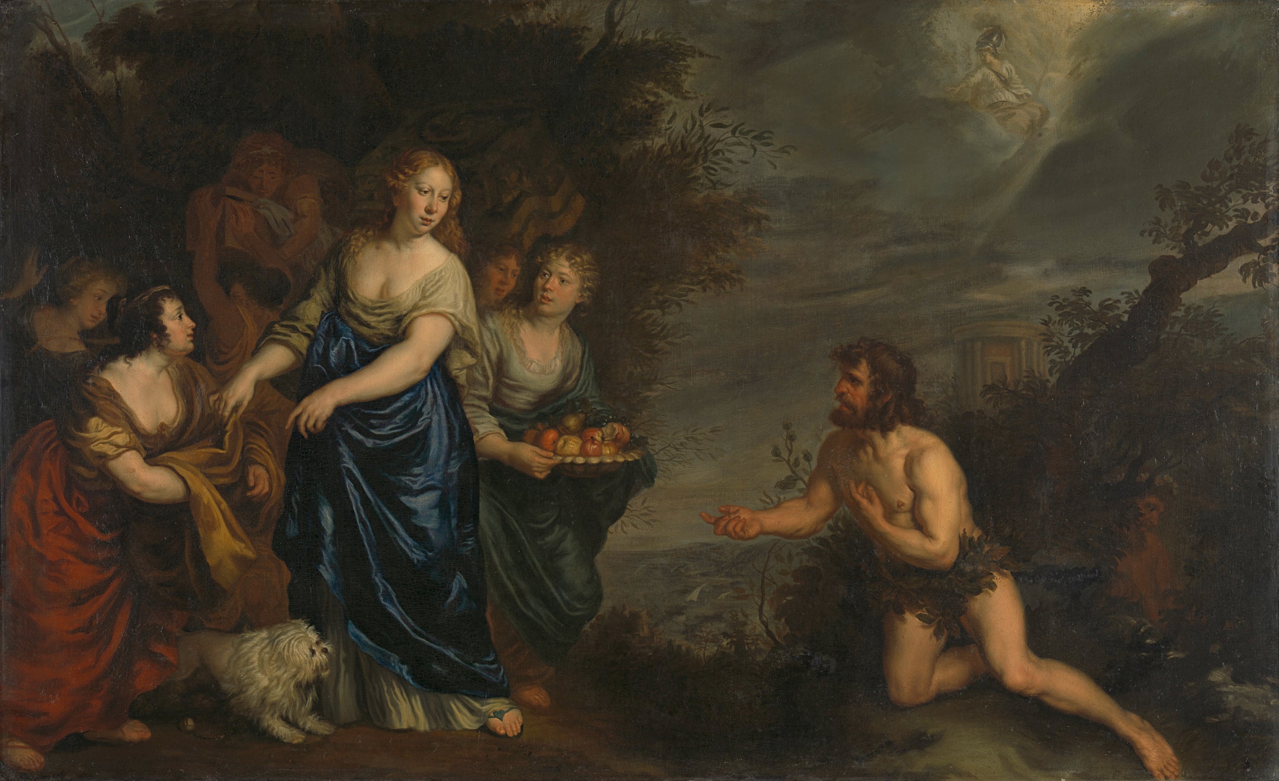 Ulysse et Nausicaa - Joachim von Sandrart image 1 reproduction de peinture à l’huile