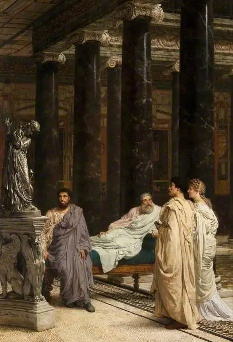 Un amoureux de l'art - Lawrence Alma-Tadema image 1 copie peinte à la main à l’huile