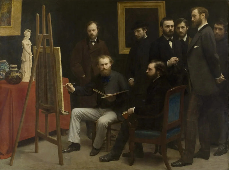 バティニョールの工房 - アンリ・ファンタン＝ラトゥール

Source:
Un atelier aux Batignolles - Henri Fantin-Latour