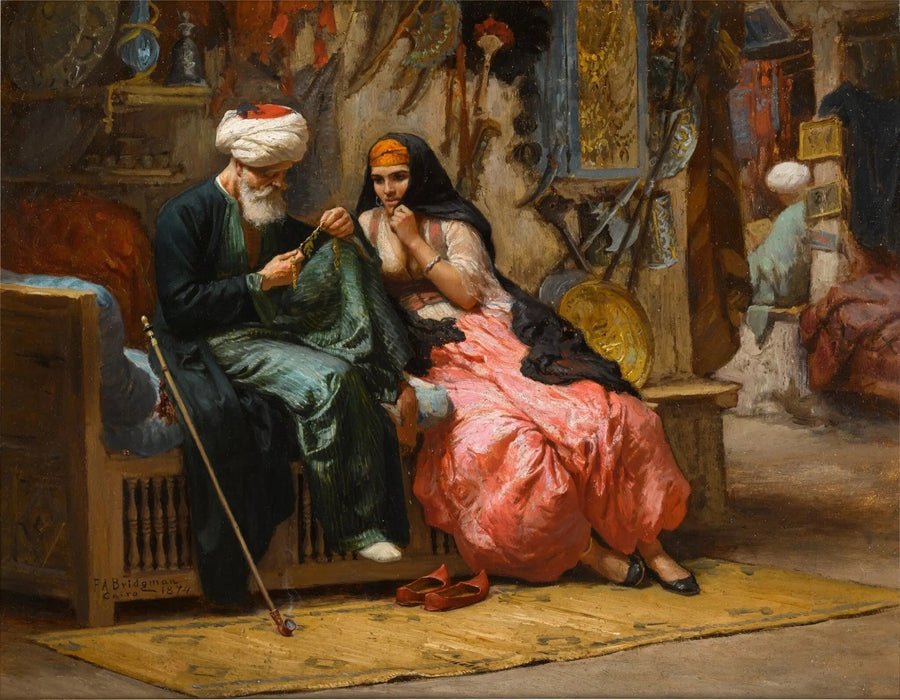 貴重な宝石 - フレデリック・アーサー・ブリッジマン

Source:
Un bijou précieux - Frederick Arthur Bridgman