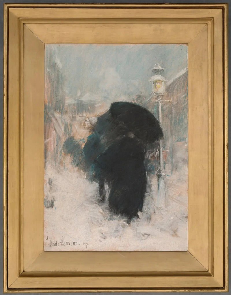 ニューヨークの吹雪 - チルド・ハッサム

Source:
Un blizzard à New York - Childe Hassam