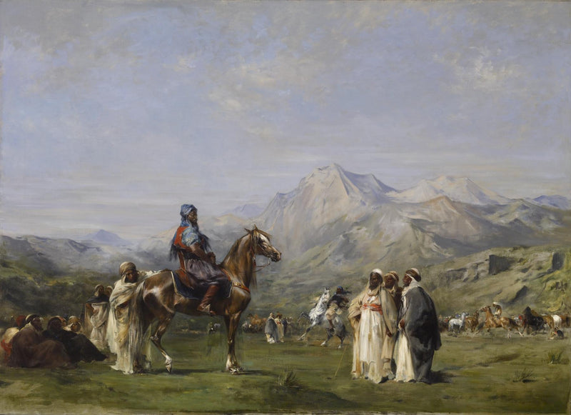 Un campement dans les montagnes de l'Atlas - Eugène Fromentin