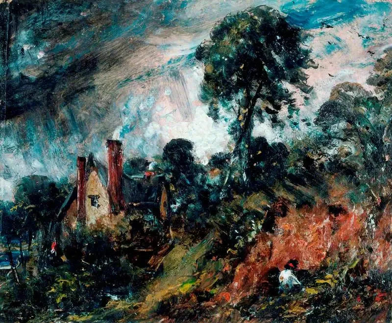 木々の間の小屋と砂浜のベンチ - ジョン・コンスタブル

Source:
Un chalet parmi les arbres avec un banc de sable - John Constable