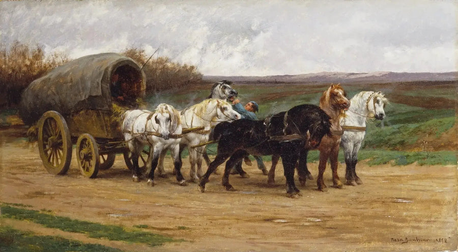 馬車と馬の牽引車 - ローザ・ボヌール