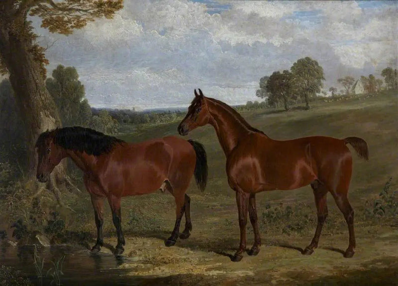 馬の栗毛とポニーが風景の中にいる - ジョン・フレデリック・ヘリング・シニア

Source:
Un cheval bai et un poney dans un paysage - John Frederick Herring, Sr.