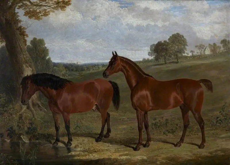 馬の栗毛とポニーが風景の中にいる - ジョン・フレデリック・ヘリング・シニア

Source:
Un cheval bai et un poney dans un paysage - John Frederick Herring, Sr.