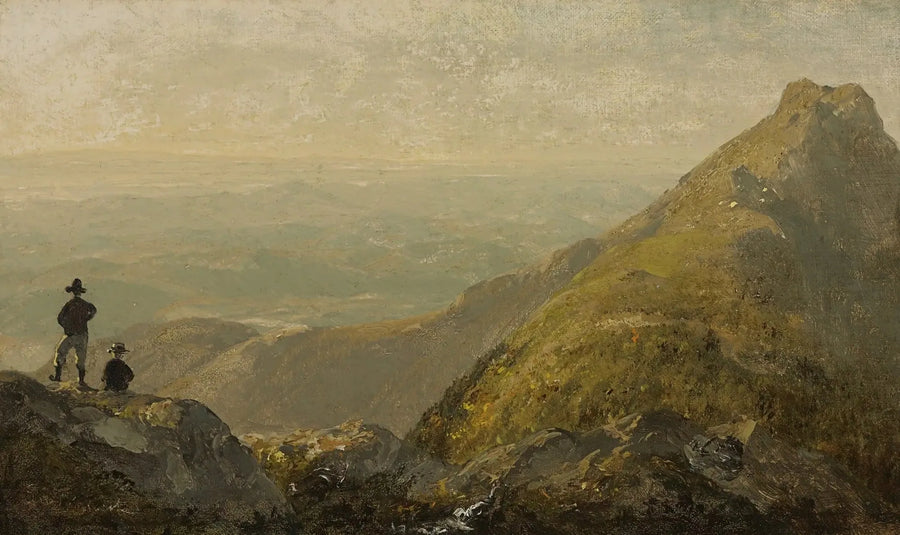 マンフィールド山のスケッチ - サ Sanford Robinson Gifford