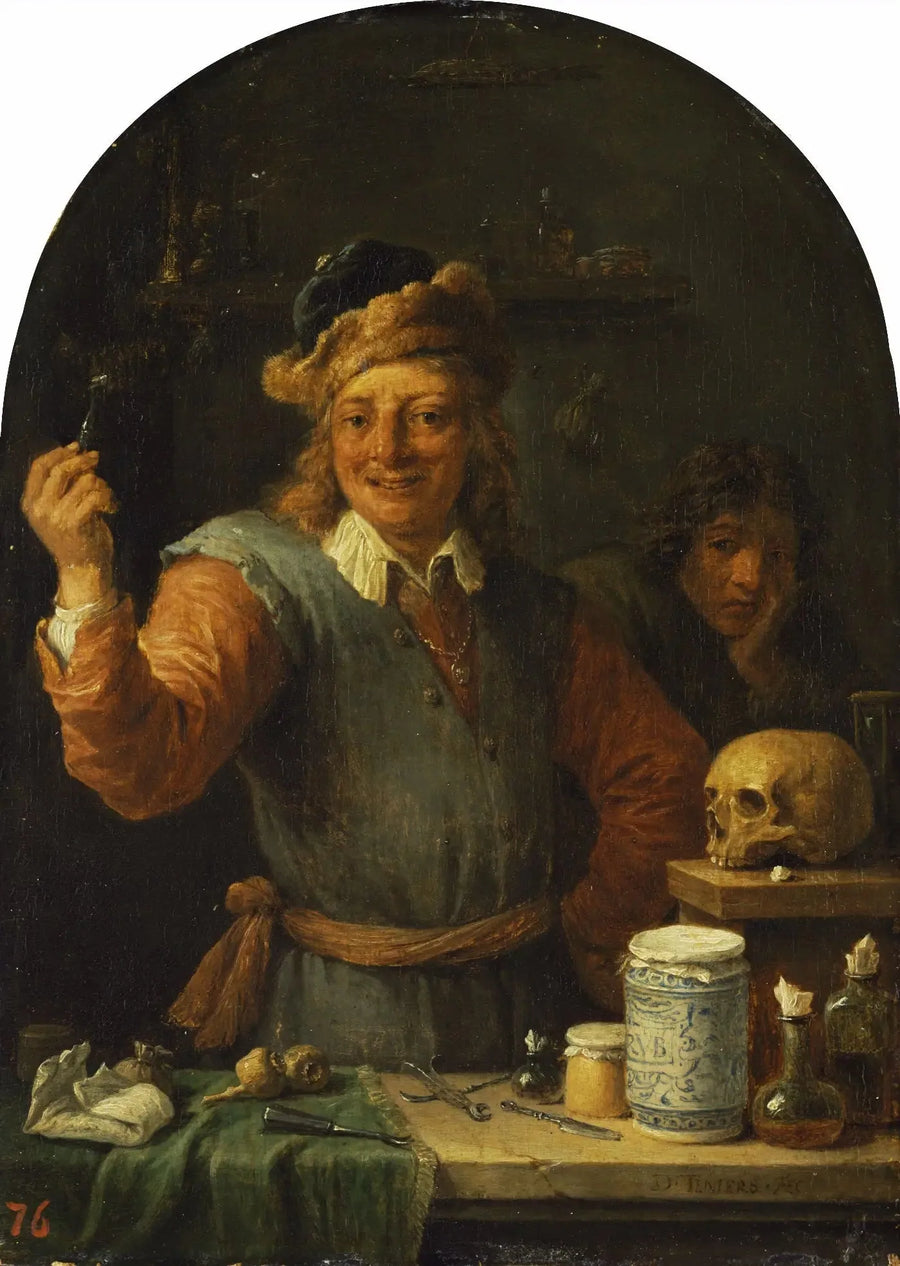 歯科医師が診療室にいる - デイヴィッド・テニエール・ル・ジュヌ

Source:
Un dentiste dans son cabinet - David Teniers le Jeune