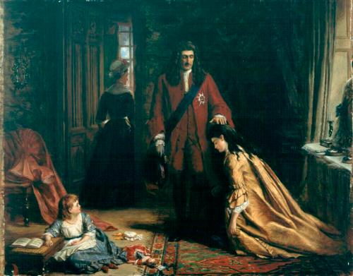 Un épisode de la vie de Lady Mary Wortley - William Powell Frith image 1 reproduction de peinture à l’huile