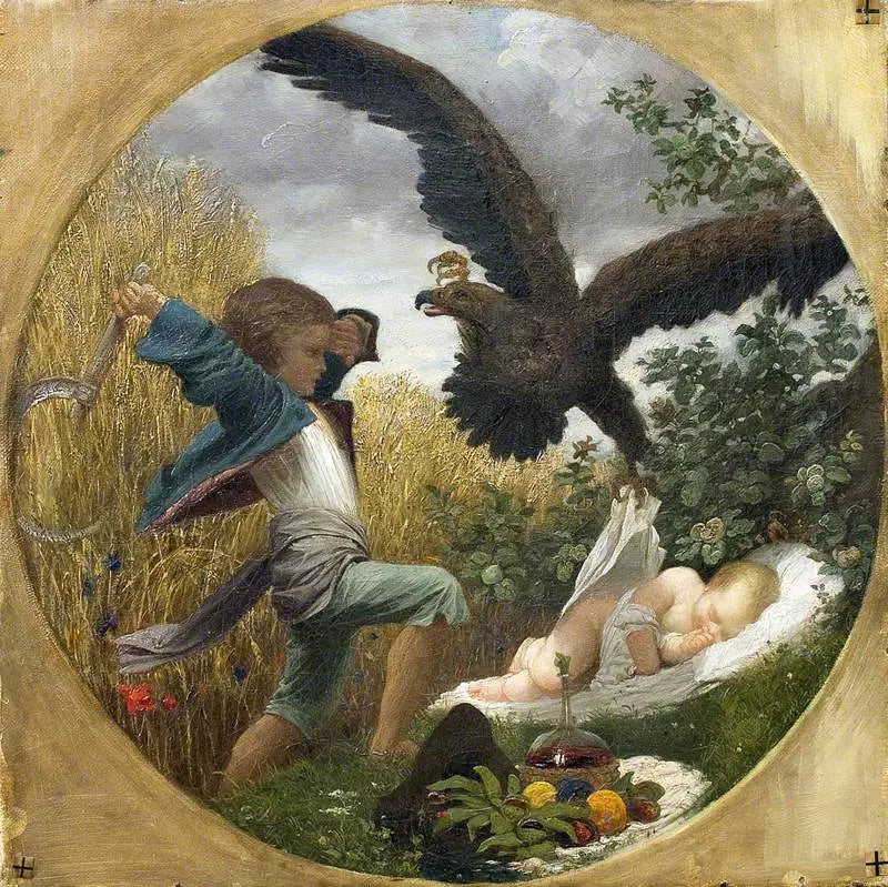赤ちゃんを鷲から守る少年 - フレデリック・レイトン

Source:
Un garçon défendant un bébé contre un aigle - Frederic Leighton