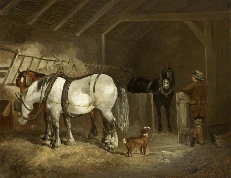 安定したインテリア - ジョン・フレデリック・ヘリング Sr. 

Source:
Un intérieur stable - John Frederick Herring, Sr.