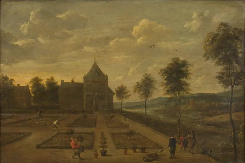 田舎の家の前の庭園 - デイヴィッド・テニエール・ル・ジュヌ

Source:
Un jardin devant une maison de campagne - David Teniers le Jeune