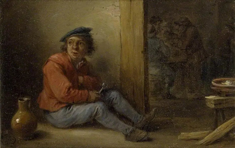 若い農民が室内に座っている - デイヴィッド・テニエール・ル・ジュヌ

Source:
Un jeune paysan assis dans un intérieur - David Teniers le Jeune