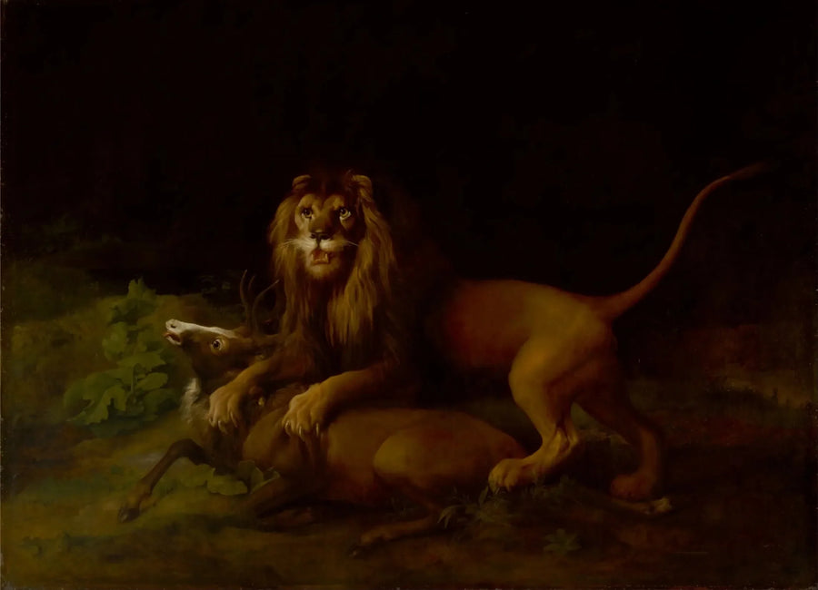 獰猛に攻撃するライオン - ジョージ・スタブス

Source:
Un lion attaquant un cerf - George Stubbs