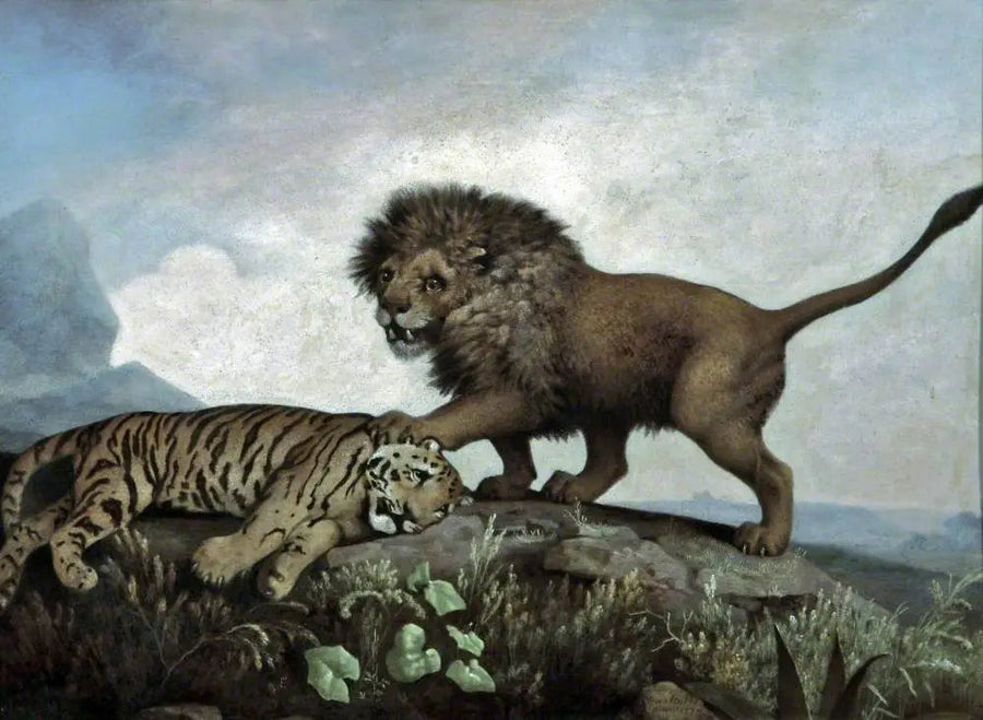 ライオンとトラ - ジョージ・スタブズ

Source:
Un lion et un tigre - George Stubbs