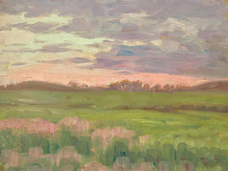 Un matin dans la prairie. - Anna Ancher